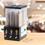 College caterer gains multiple benefits from Burton firm’s zero-touch wooden cutlery dispenser